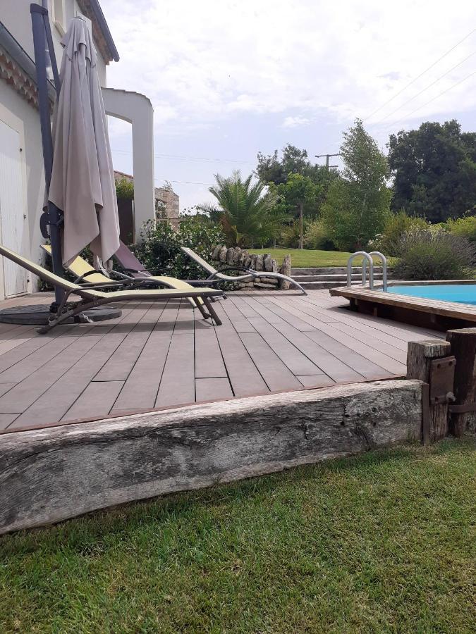 Villa Accueillante A Colonzelle Avec Piscine Privee Екстериор снимка